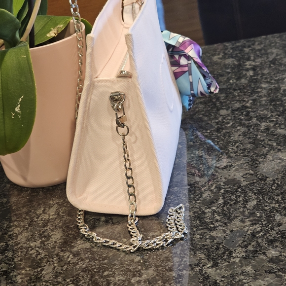 Christian Dior Signature "CD" Clutch w/Crossbody Chain, Twilly, & Charms Added - Picture 14 of 17